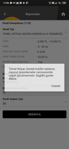 5.000 TL ALTI GELİRİ OLANA DESTEK KREDİSİ