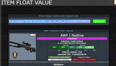  Satılık AWP REDLINE (alındığı fiyata)