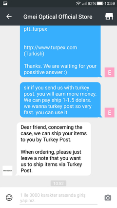 Turkey Post ve Turkey Post Kullanan Satıcılar Listesi (Aliexpress)