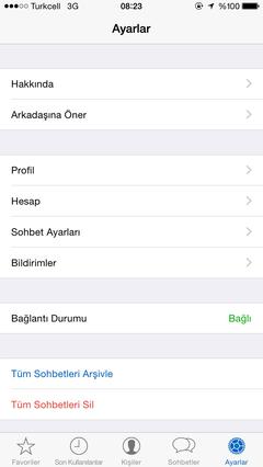  Whatsapp an itibari ile arama özelliği aktif oldu