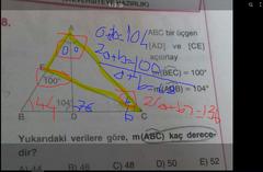 Iki adet geometri sorusu yaparsaniz sevinirim 