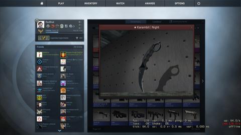 SATILIK CS GO KARAMBIT NIGHT !!!!!!