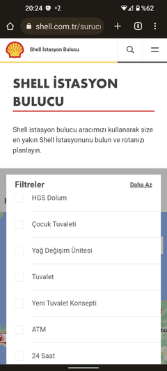 Ücretsiz yağ değişimi (Shell istasyonlar)