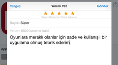  iOS Uygulamalarım - Yeni Uygulama Geldi (Destekleriniz Önemli)