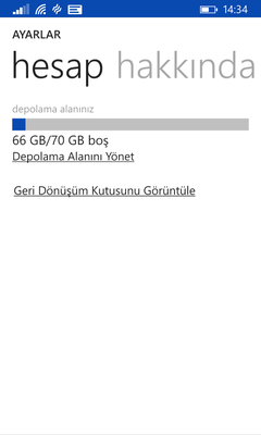 OneDrive mobil cihazlara 30GB depolama alanı sunuyor