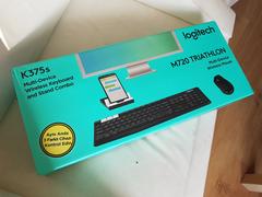 Satılık Logitech Klavye + Mouse + Stand Set (SIFIR)