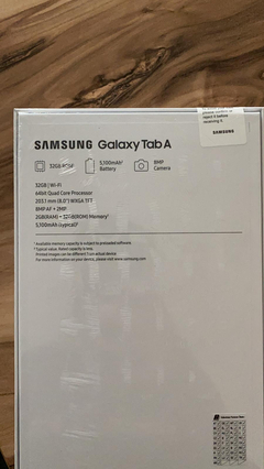 SAMSUNG GALAXY TAB A 32GB SIFIR TABLET