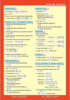  Çok acil ELEKTRİK VE MANYETİZMA notu lazım !!