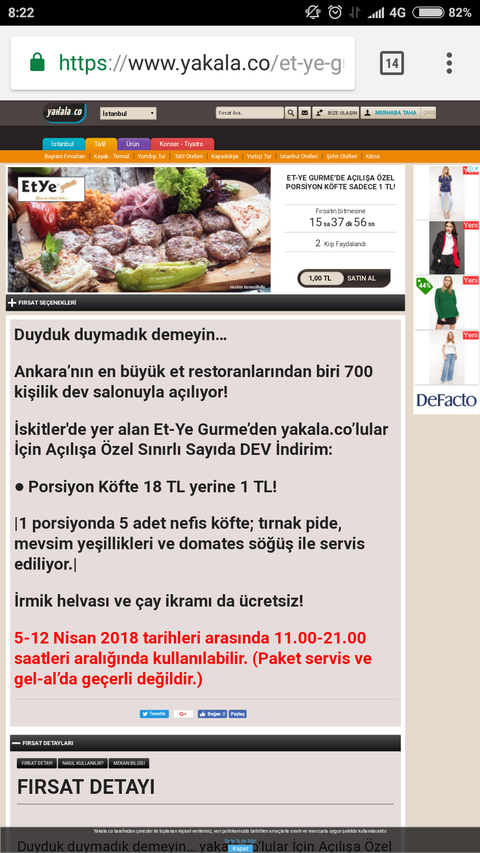 Ankara İskitler restoran açılışı-köfte 1 tl