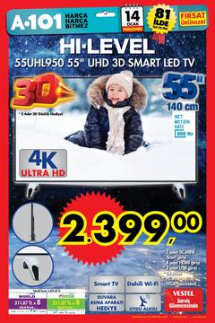  HI-LEVEL 48UHL950 UHD 3D SMART TV A101'DE 1799 TL!