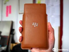  BLACKBERRY PRİV İÇİN ORJ SIFIR DERİ KILIF KAHVERENGİ TR DE YOK TEK BENDE