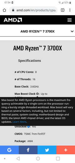 Intel 7700K'dan AMD'ye geçiş ve 3700X yanıyor.