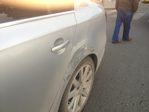 Kaza yaptik ( yeni jetta )