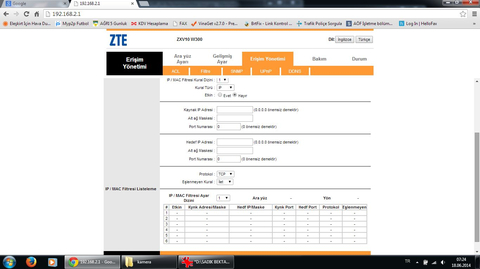 IP Kamera MODEM Port Açma Hakkında ve AYAR YARDIMI Lütfen