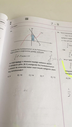 bir türev bir integral