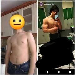 Bodybuilding önce ve sonra