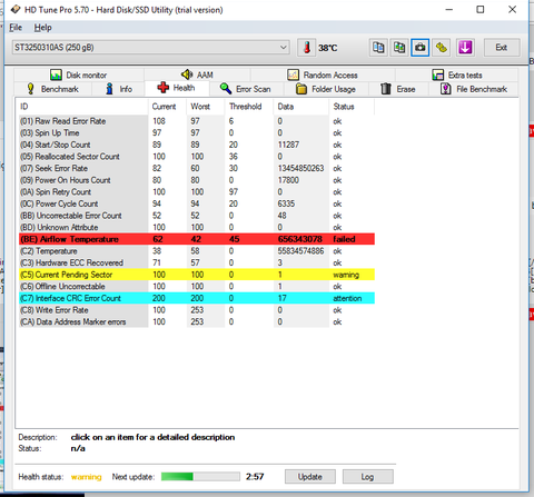 Hdtune disk değerleri değerlendirme?