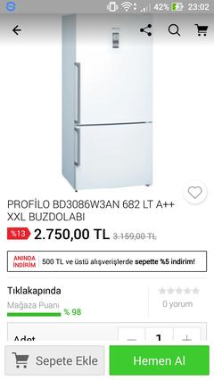 3000-3500 arası büyük buzdolabı
