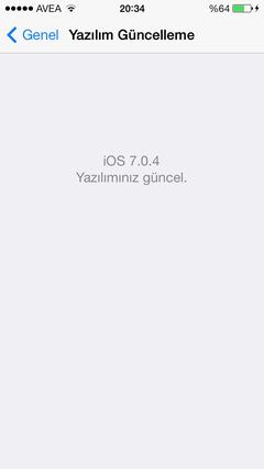  iOS 7.0.5 çıktı! Biz iOS 7.1 beklerken!