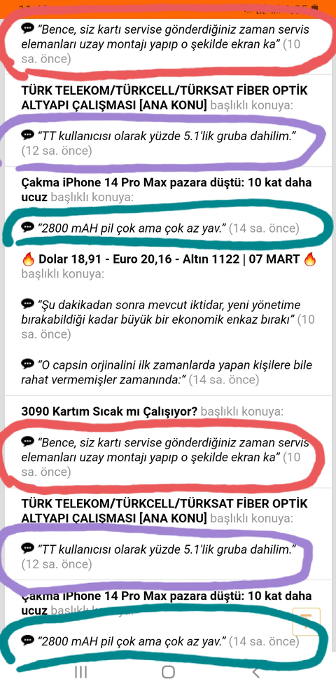 Profil mesajlarında mükerrer kayıt görünmesi