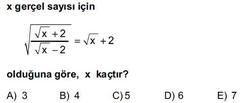  Matematiğine güvenen el atsın ALES soruları