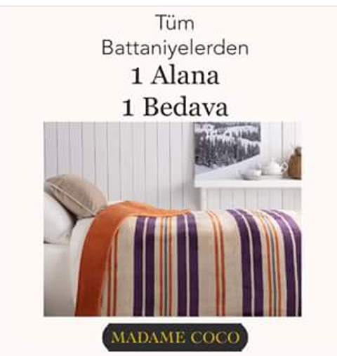 MADAME COCO BATTANİYELER 1 ALANA 1 BEDAVA