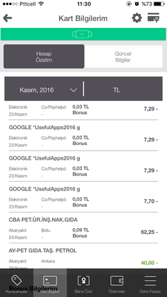  Garanti bankası hesaplarıma girilmesi