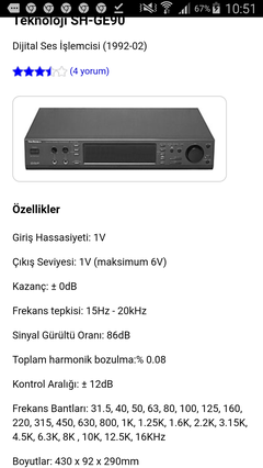 Hiend hi-fi stereo Deq2496 audiopihile odyofil DAC ekolayzer