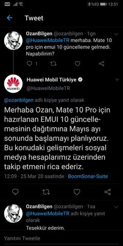 ★★★ HUAWEI MATE 10 PRO KULLANICILARI KULÜBÜ ANA KONU ★★★