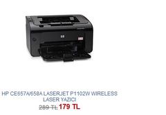  Teknosa.com HP P1102w wireless laserjet yazıcı 179tl kargo bedava