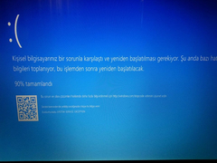  Win10 Mavi ekran hatası