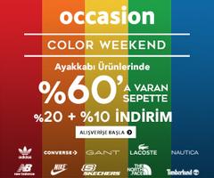 Occasion’da Seçili Markalarda %60’a Varan İndirime Ek %20+%10 Enflasyon İndirimini Kaçırmayın!