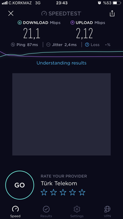 TÜM OPERATÖRLER 4,5G HIZ TESTİ [ANA KONU] 5G YE DOĞRU ADIM ADIM