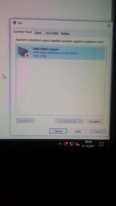Masaüstü bilgisayarımda ses sorunu 