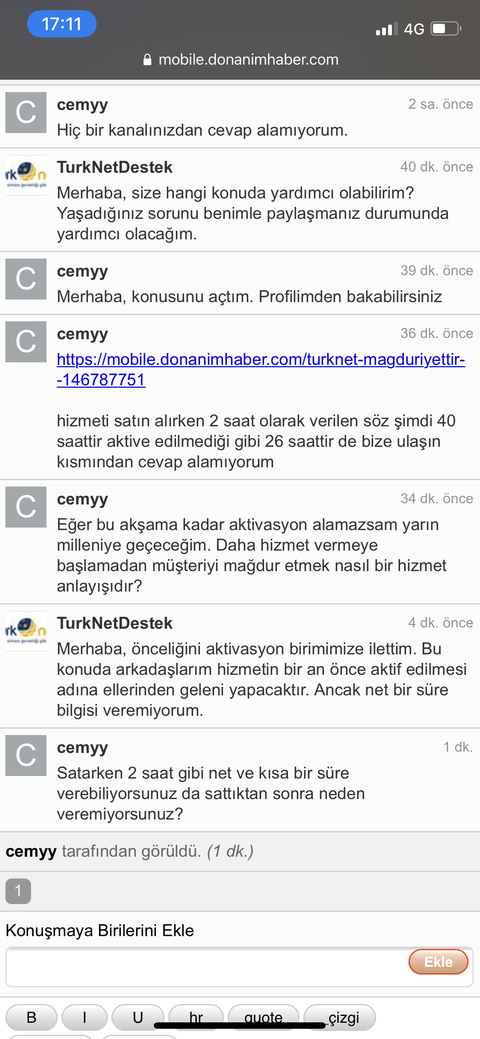 Turknet Mağduriyettir