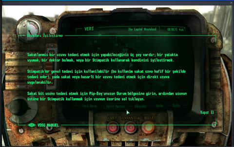Fallout 3 v4.5 Türkçe Yama (Güncellendi!)