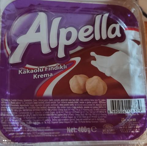 Alpella Krem Çikolata 400 g 7.5 tl