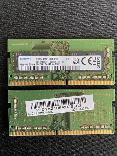 SATILIK SAMSUNG 2X8 16GB 3200 MHZ SODIMM RAM