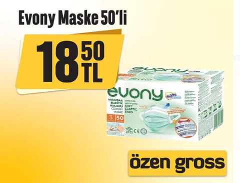 EVONY / Yerel - Bursa Özen Gross 18,50 TL