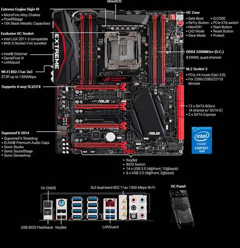 [SATILDI] Asus Rampage V Extreme - X99 LGA 2011v3 DDR4 Anakart