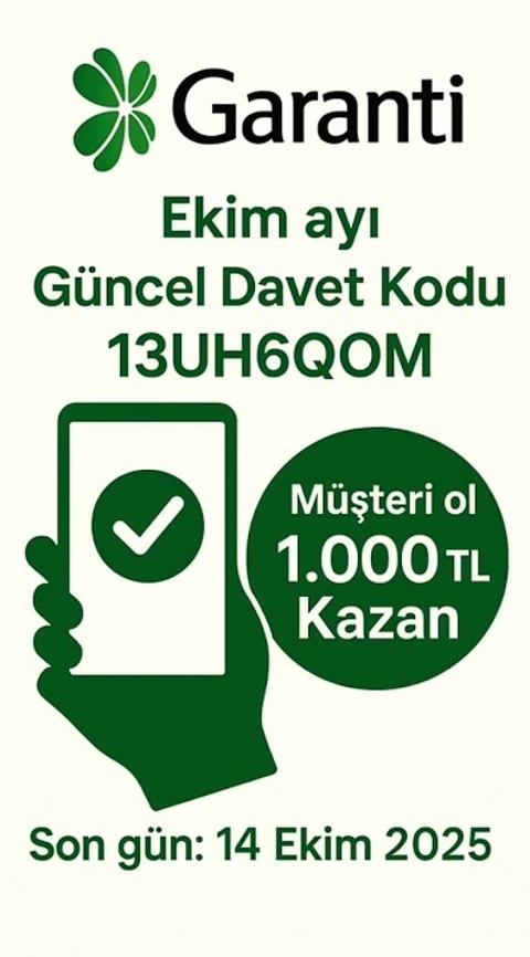Garanti Text Garanti BBVA Davet Et Kazan | Karşılıklı 1000 TL Bonus Nasıl Alınır ...