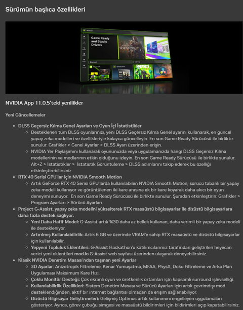 Nvidia GeForce 581.15 sürücüsü yayınlandı: İşte yenilikler