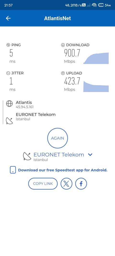 Atlantis internet hız deneyimi | DonanımHaber Forum