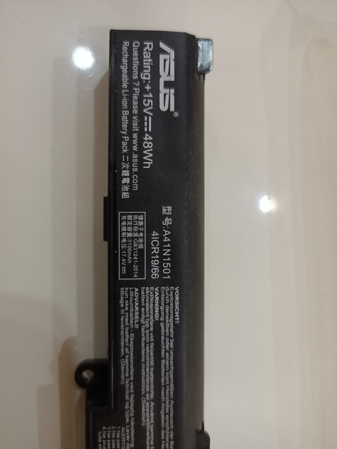 ASUS ORJİNAL A41N1501 X450J GL752 N752 N552 PİL (A41-X550E uyumlu)