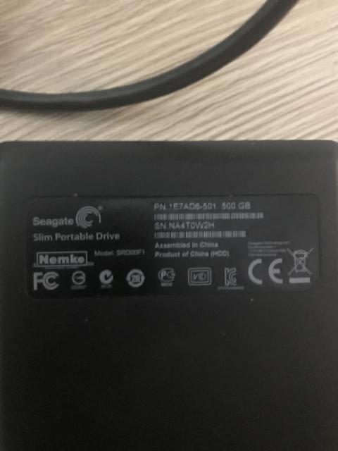 Seagate Slim Plus 500g Taşınabilir HDD