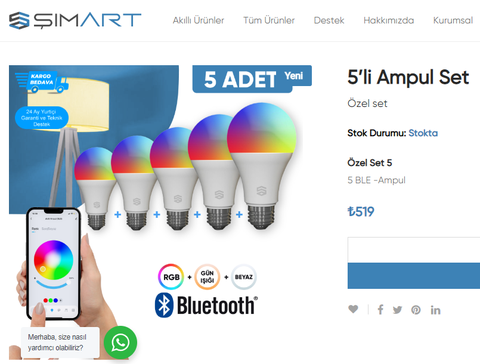 Şımart Akıllı Led Ampul - 129 TL'lik canavar