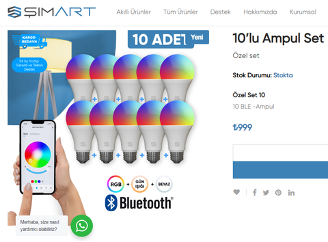 Şımart Akıllı Led Ampul - 129 TL'lik canavar