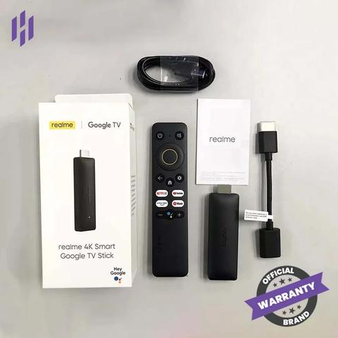 Realme 4K TV Stick Android 2022 + Usb OTG Kablo + Usb Ethernet Full Paket satılmıştır..