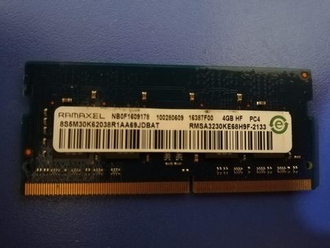 4 gb 2133 Mhz DDR 4 Laptop Ram