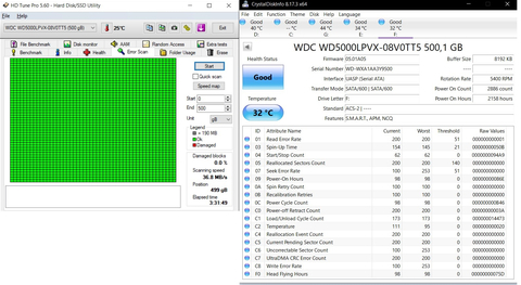 [SATILDI] 4 Tane 2.5&amp;amp;quot; 500 GB Harddisk - SATILDI